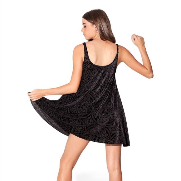 Burned Velvet Baby doll dress - Picture 4 of 7